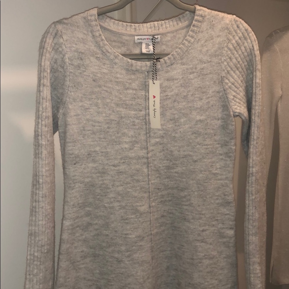 Heather gray sweater dress - Picture 2 of 5